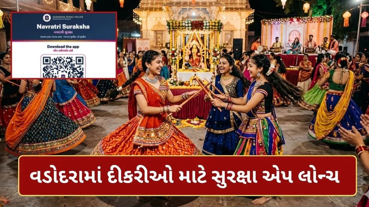નવરાત્રીમાં દીકરીઓની સુરક્ષા માટે વડોદરા ગ્રામ્ય પોલીસની સુરક્ષા એપ લોન્ચ