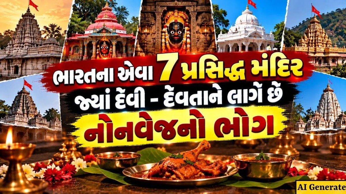 નવરાત્રીમાં પણ આ 7 મંદિરોમાં દેવી-દેવતાને ચઢે છે માંસાહારી ભોગ, સદીઓ જૂની છે પરંપરા