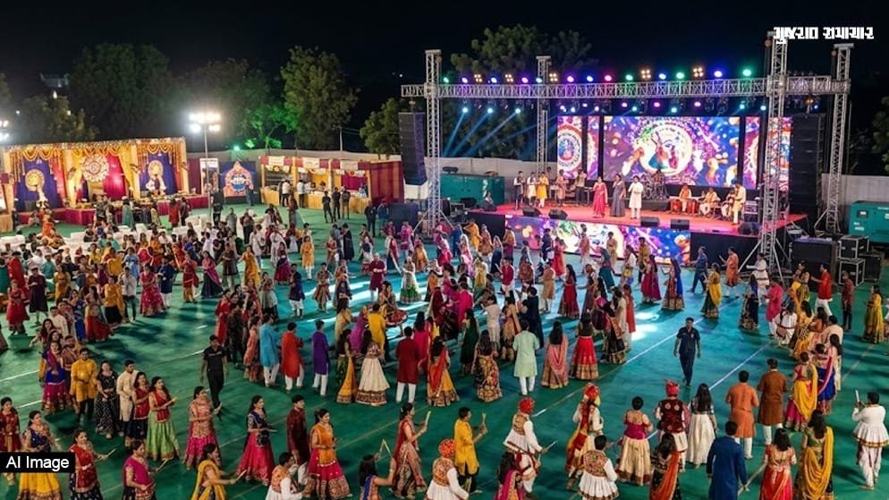 અમદાવાદમાં પાર્ટી પ્લોટના ગરબાના 40 વર્ષ: 12 રૂપિયાની ટિકિટથી 1200 રૂપિયા સુધીની સફર