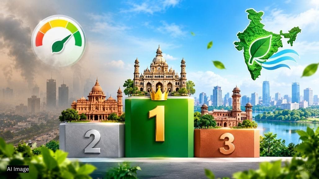 સ્વચ્છ વાયુ સર્વેક્ષણ 2026: લખનઉ ટોપ પર, સુરત પાંચમું, દિલ્હી-મુંબઈ દૂર
