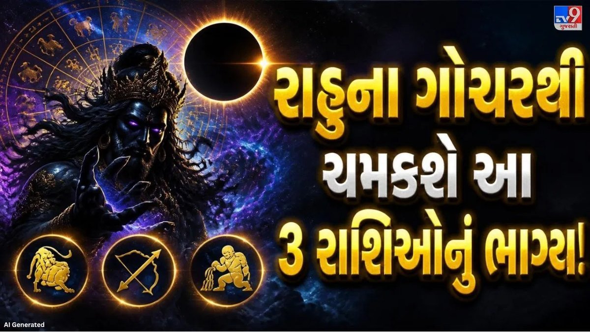 રાહુનું ધનિષ્ઠા નક્ષત્રમાં ગોચર: 115 દિવસ સુધી આ 3 રાશિઓને થશે લાભ