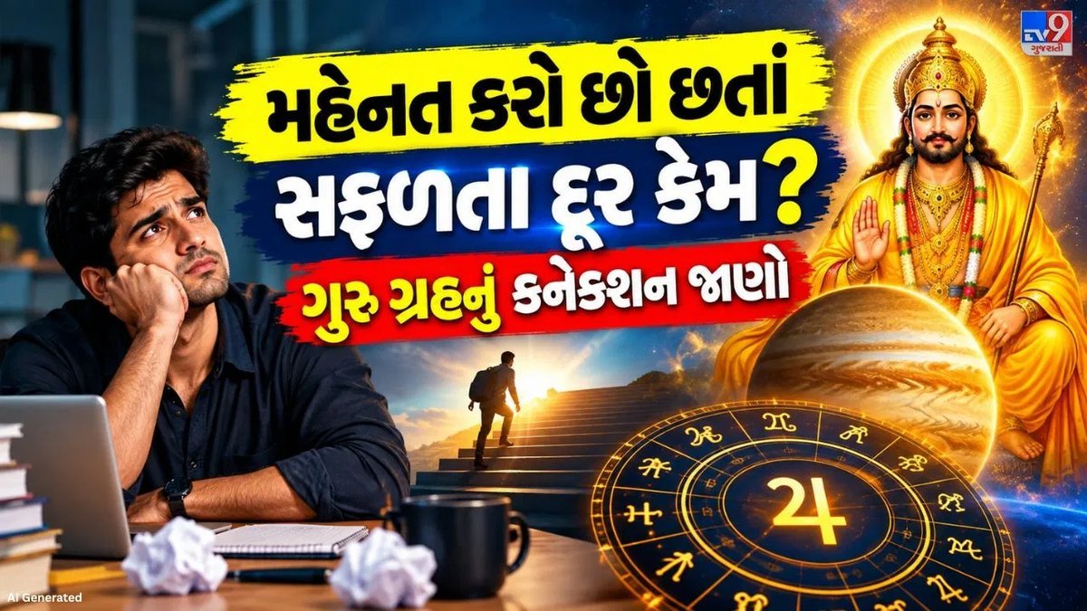 કરિયરમાં મહેનતનું ફળ નથી મળતું? જ્યોતિષશાસ્ત્ર ગુરુ ગ્રહને કારણ માને છે