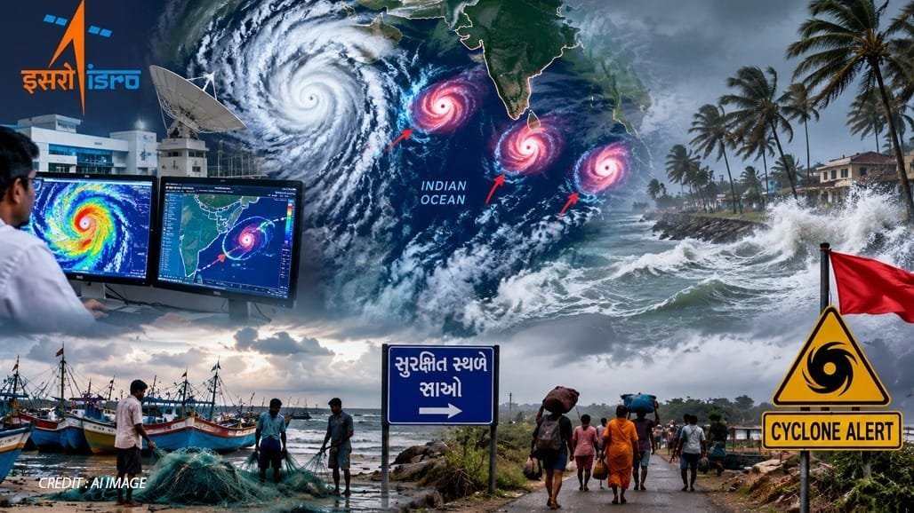 ISROની ચેતવણી: ઓક્ટોબરથી ડિસેમ્બર વચ્ચે ત્રણ શક્તિશાળી વાવાઝોડાની શક્યતા