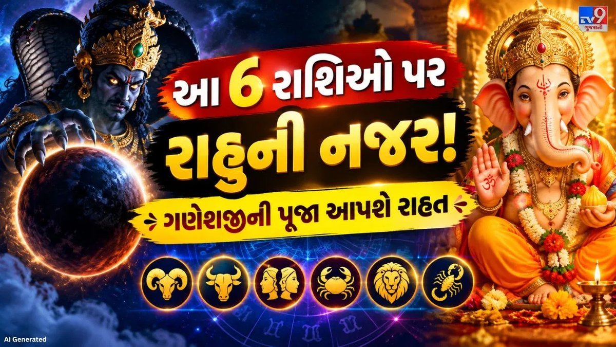 ગણેશ ચતુર્થી 2026: આ છ રાશિના લોકો માટે ગણેશજીની પૂજા શુભ, રાહુની અસરથી મળશે રાહત