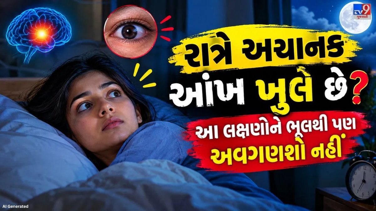 રાત્રે વારંવાર ઊંઘ કેમ તૂટે છે? આ સંકેતો અવગણશો નહીં