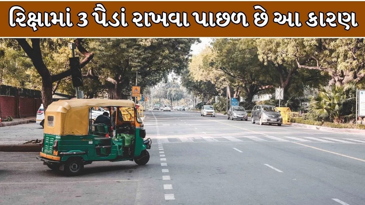 રિક્ષાને ત્રણ જ પૈડાં કેમ હોય છે? જાણો તેની પાછળનું કારણ