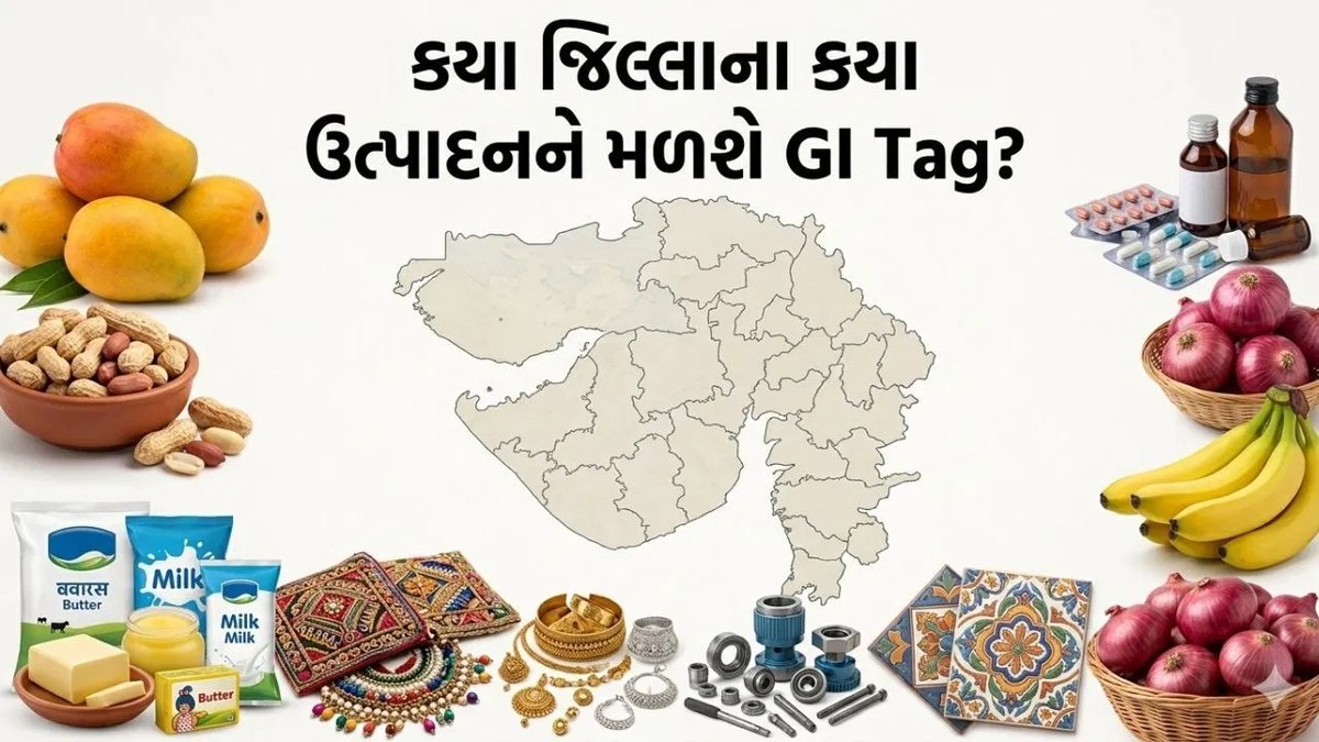 ગુજરાતના વધુ સ્થાનિક ઉત્પાદનોને મળશે GI ટેગ, ODOP હેઠળ રાજ્ય સરકારની તૈયારી